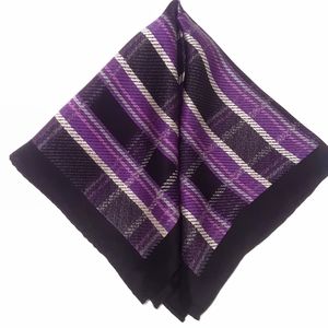 Silk scarf pocket square rope plaid 2 for 10 🆕️